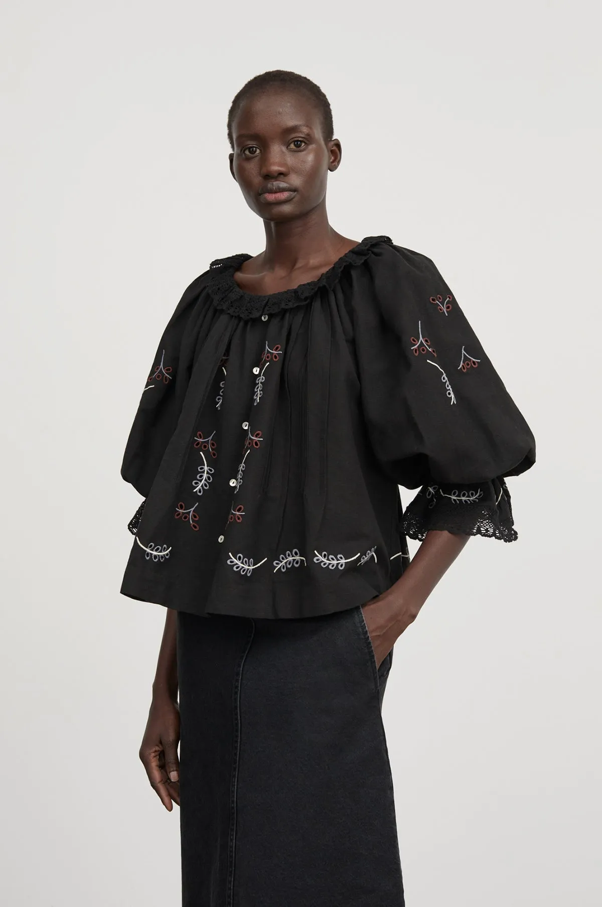 Aliso Blouse Black