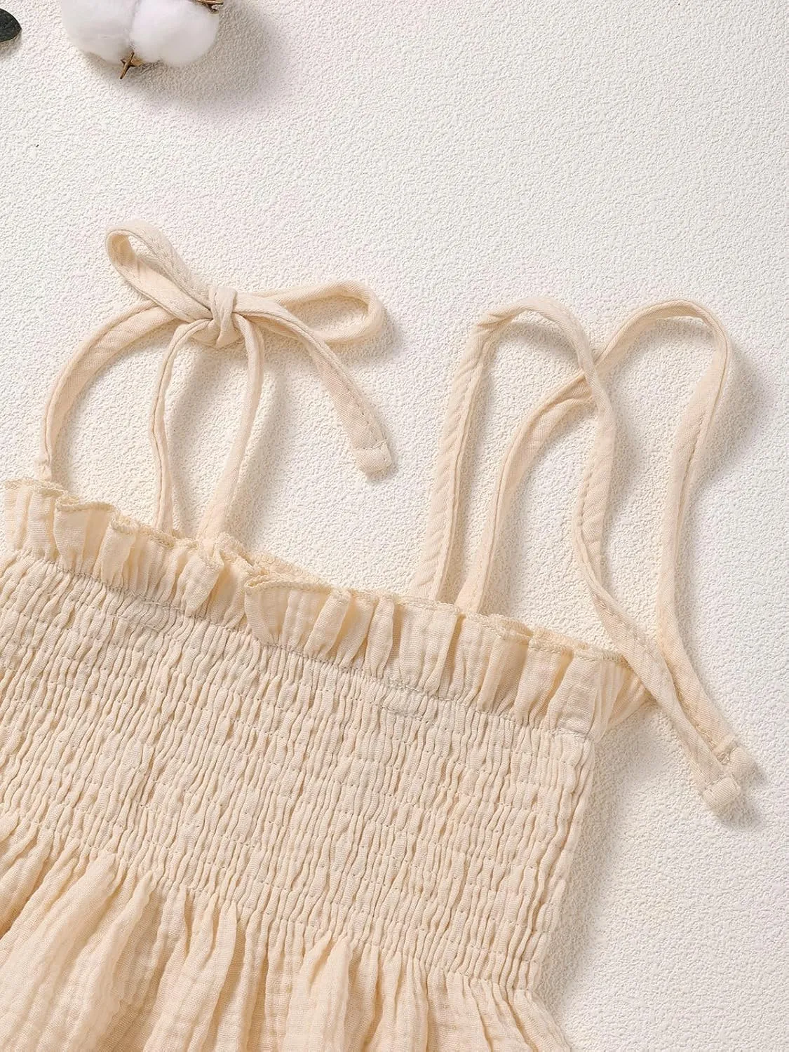 Baby Toddler Infant Girls Clothes Solid Color Sleeveless Camisole Linen Pants Set Baby Summer Outfits