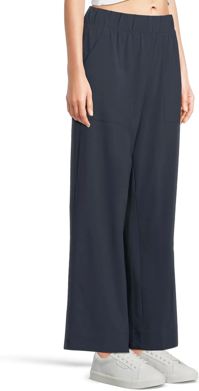 Beyond Yoga Women's Stretch Woven Wide Leg Pants