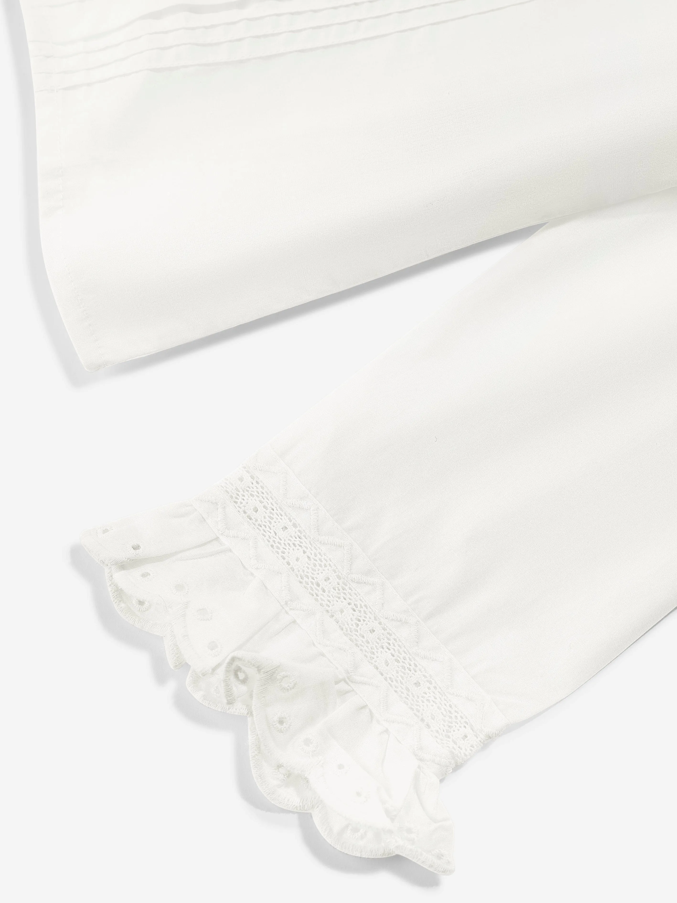 Bonpoint Girls Tivi Blouse in Ivory