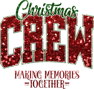 Christmas crew, Heat transfer, press and peel, DIY, Shirt design