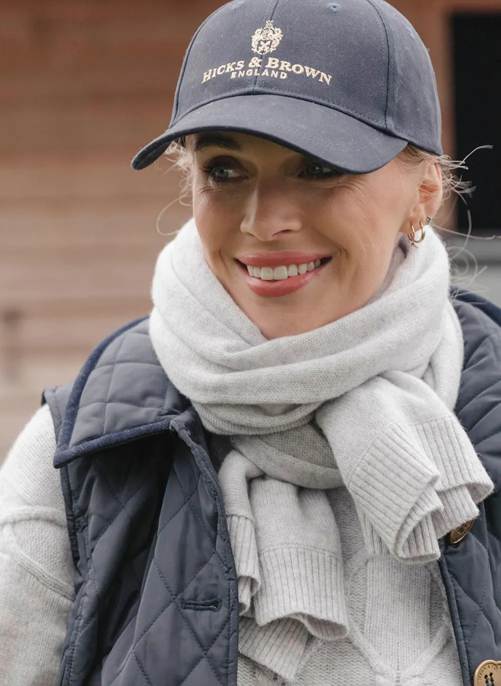 Classic Cashmere Scarf - Glass Grey