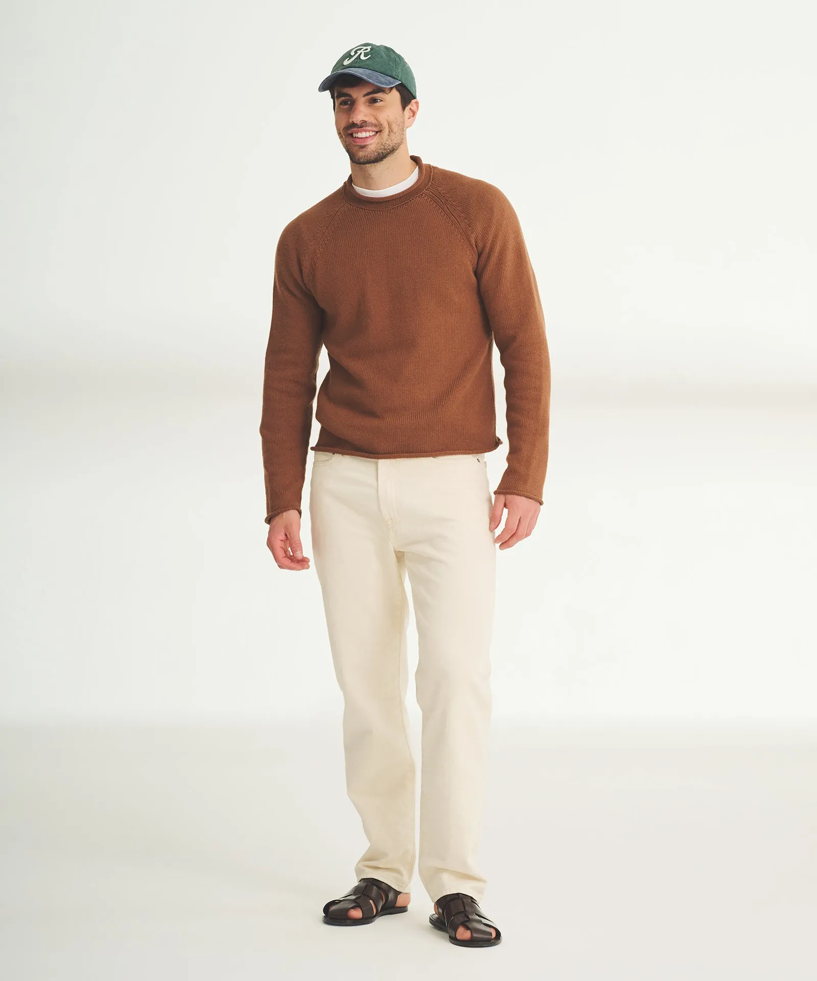 Cotton Relaxed Rollneck Sweater