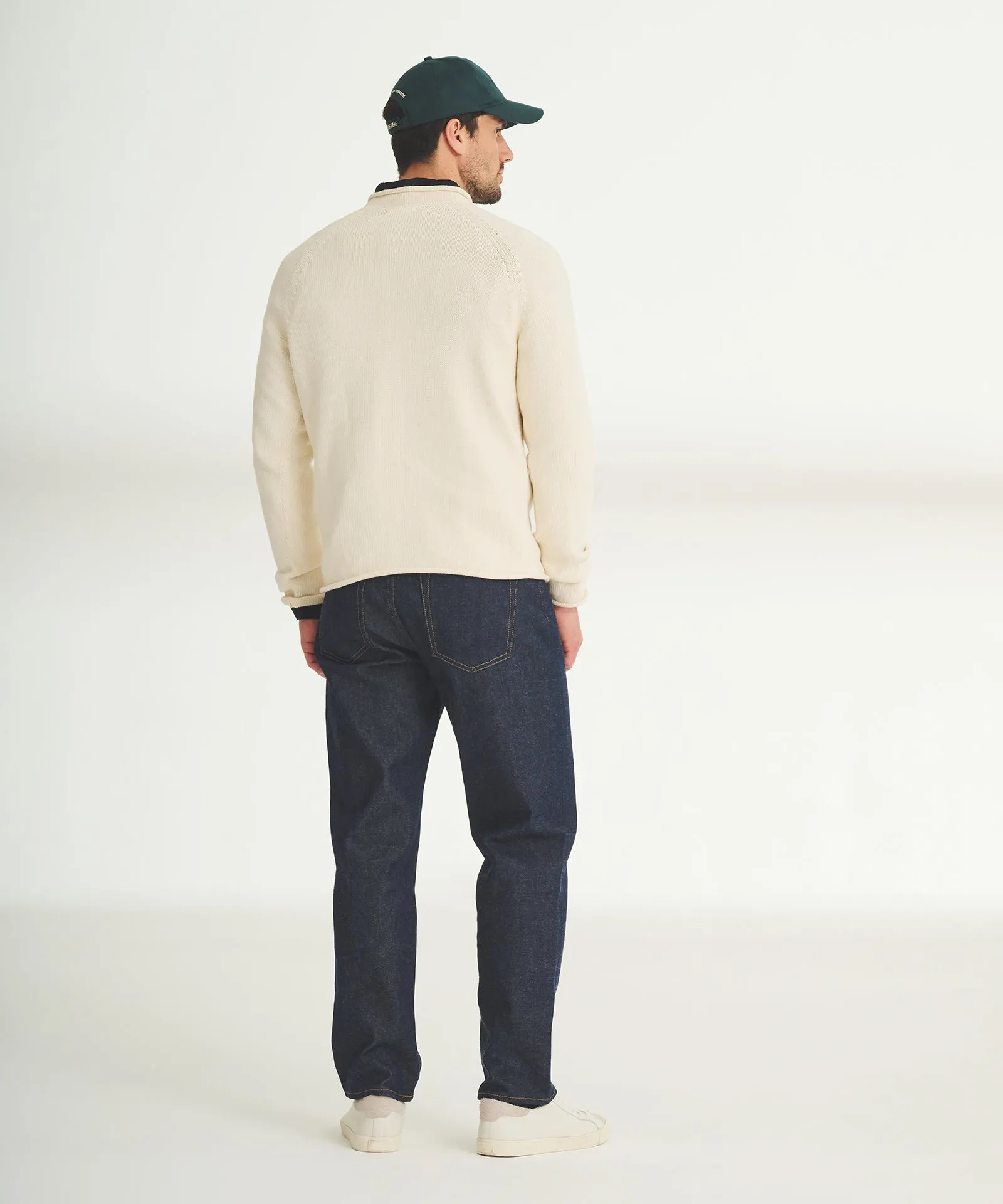 Cotton Relaxed Rollneck Sweater