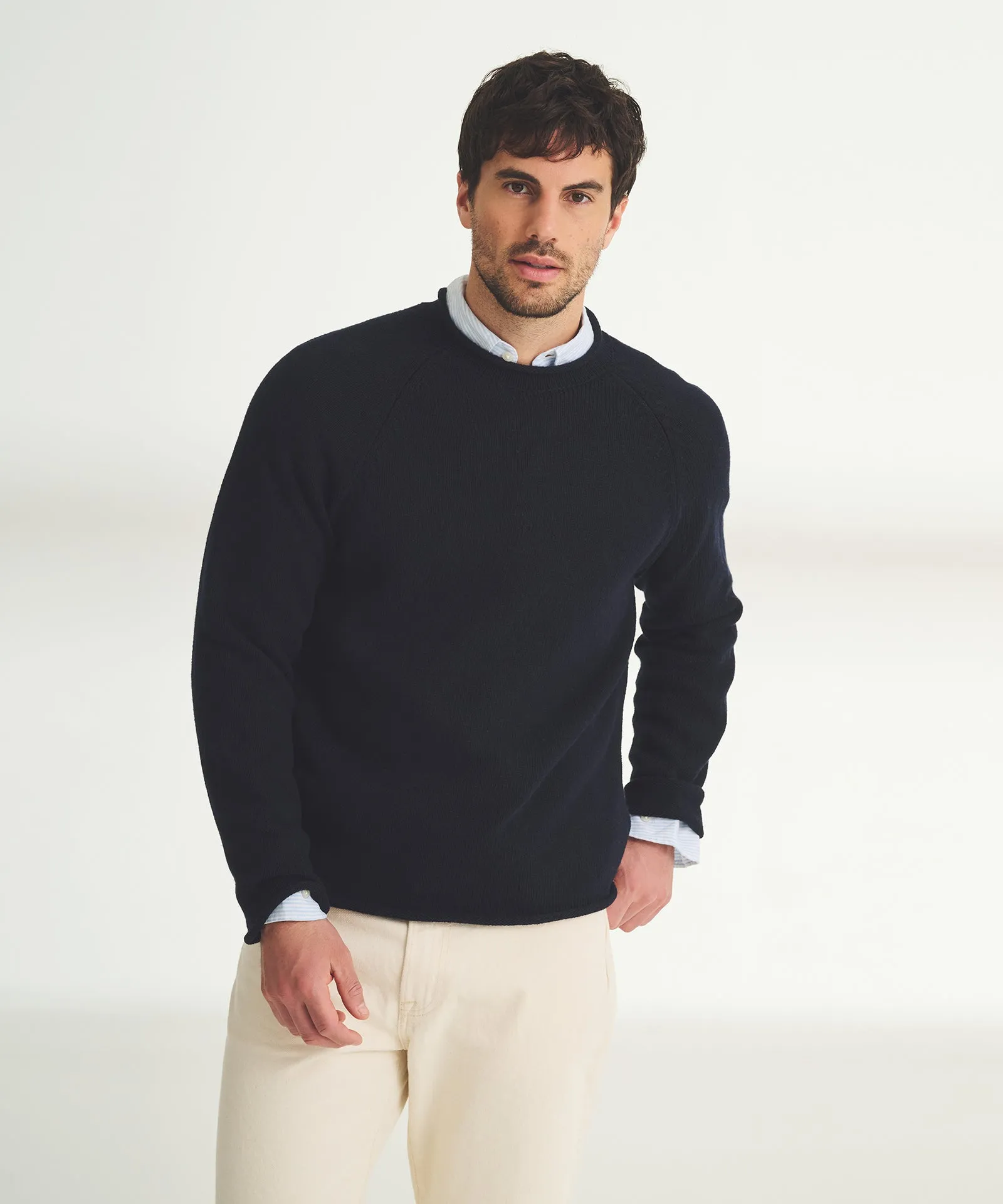 Cotton Relaxed Rollneck Sweater