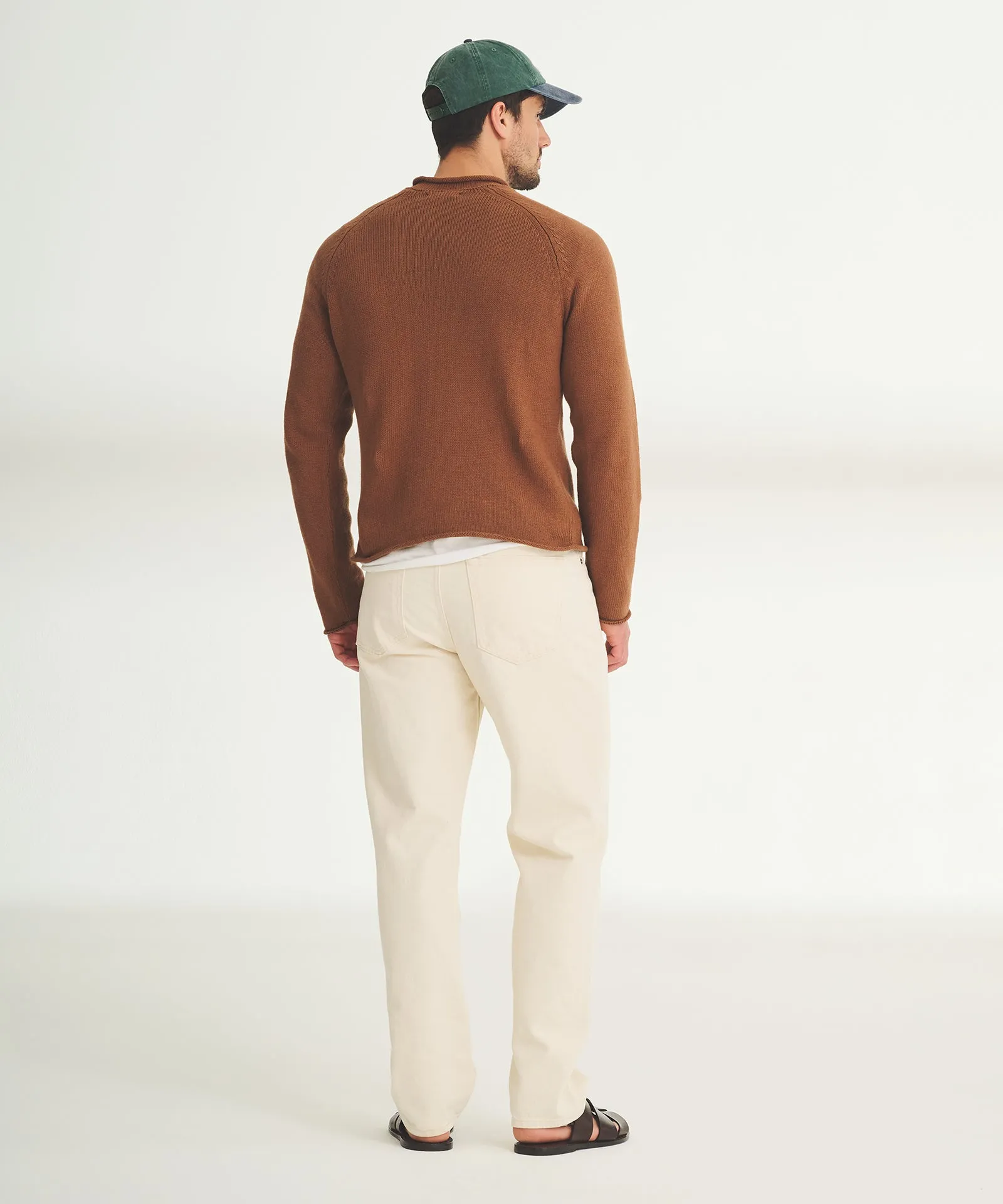Cotton Relaxed Rollneck Sweater