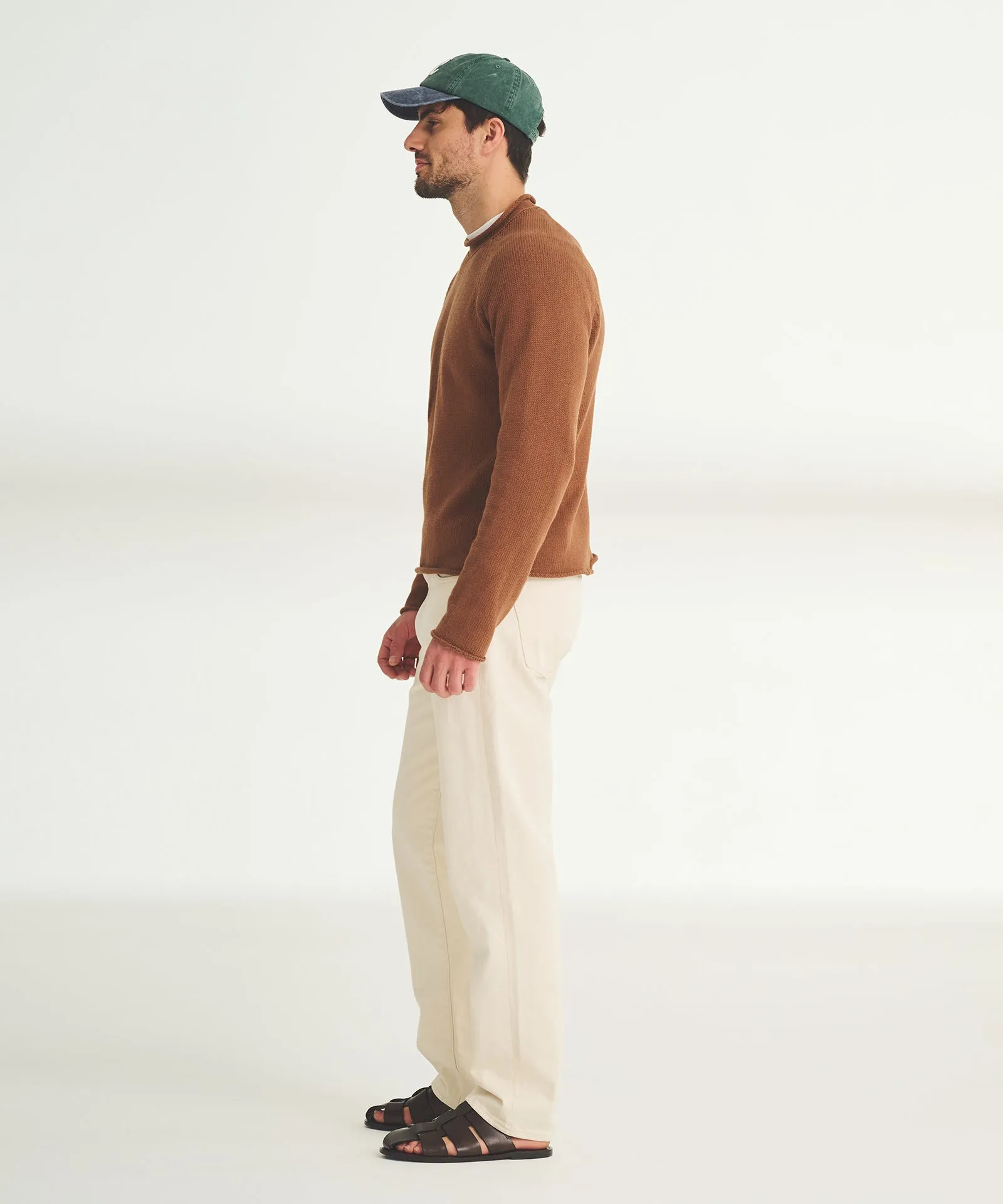 Cotton Relaxed Rollneck Sweater