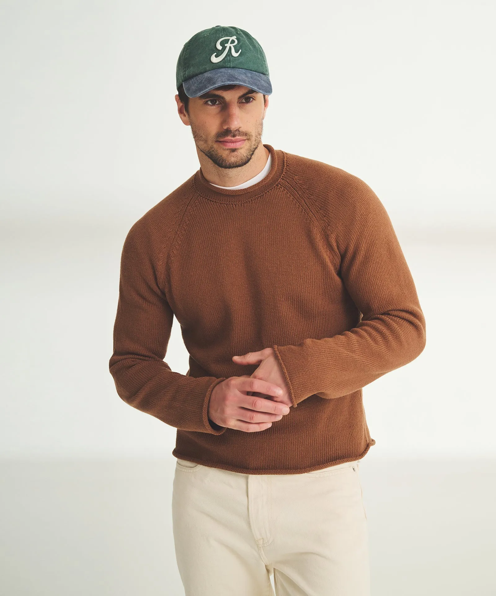 Cotton Relaxed Rollneck Sweater