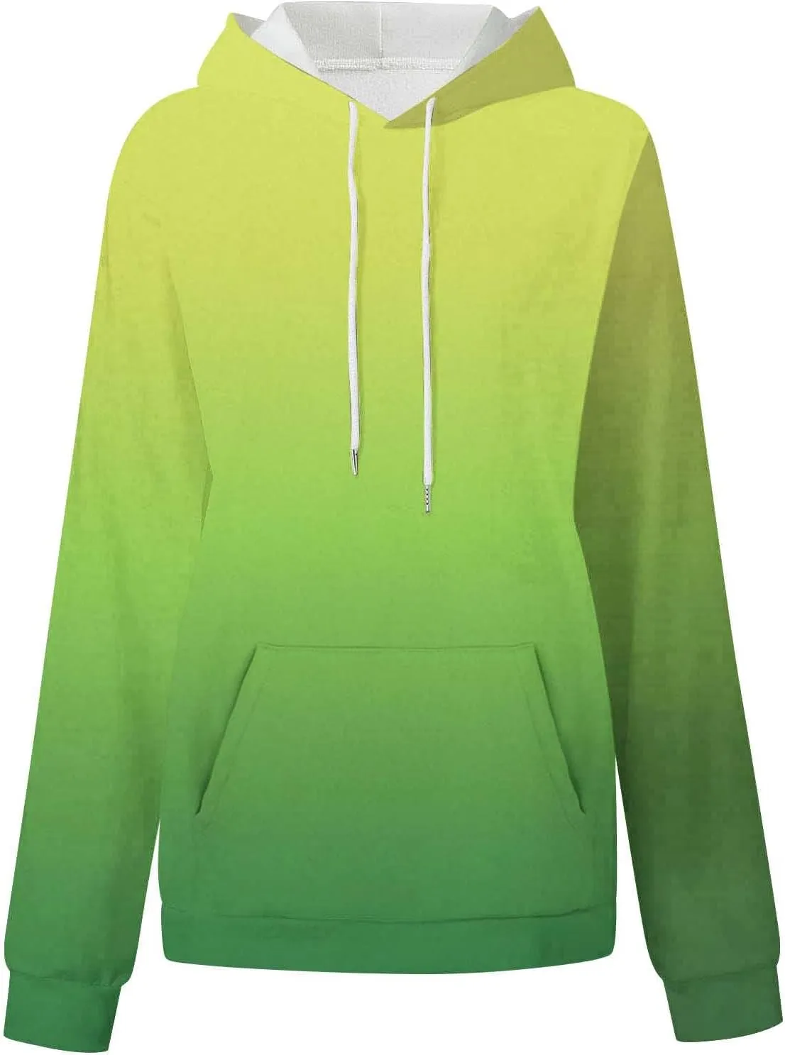 Fall Sweatshirts For Women Fashion Gradient Graphic Hoodies Long Sleeve Oversized Casual Pullover Tops