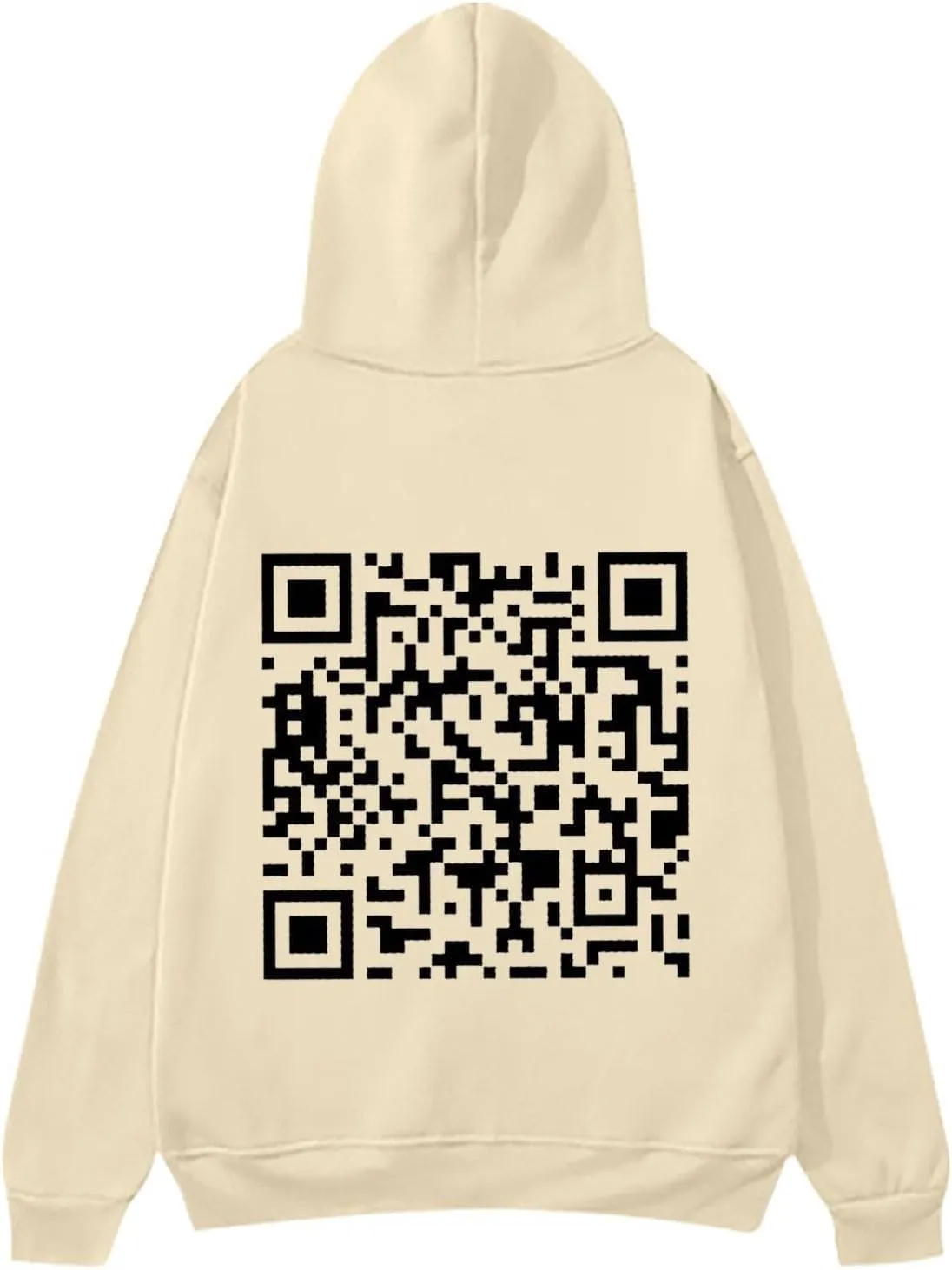 Funny Fu Qr Code Hoodies For Men And Women Stylish Fuck You Qr Code Sweatshirts Unisex Hoodies Hidden Message Clothe
