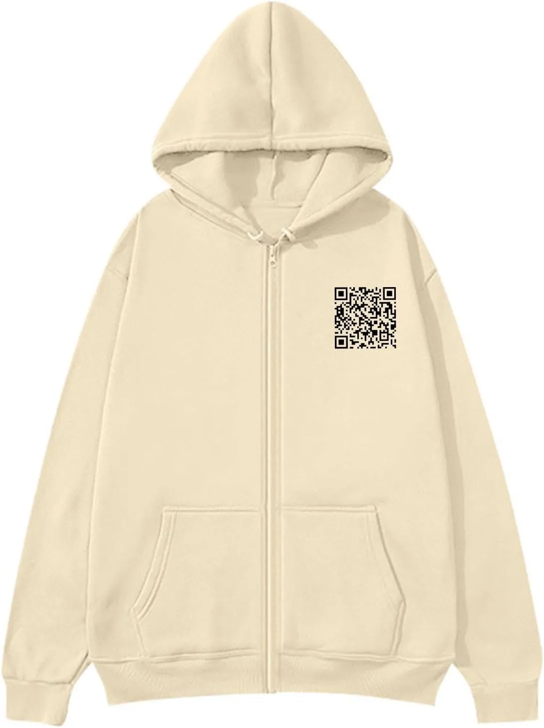 Funny Fu Qr Code Hoodies For Men And Women Stylish Fuck You Qr Code Sweatshirts Unisex Hoodies Hidden Message Clothe