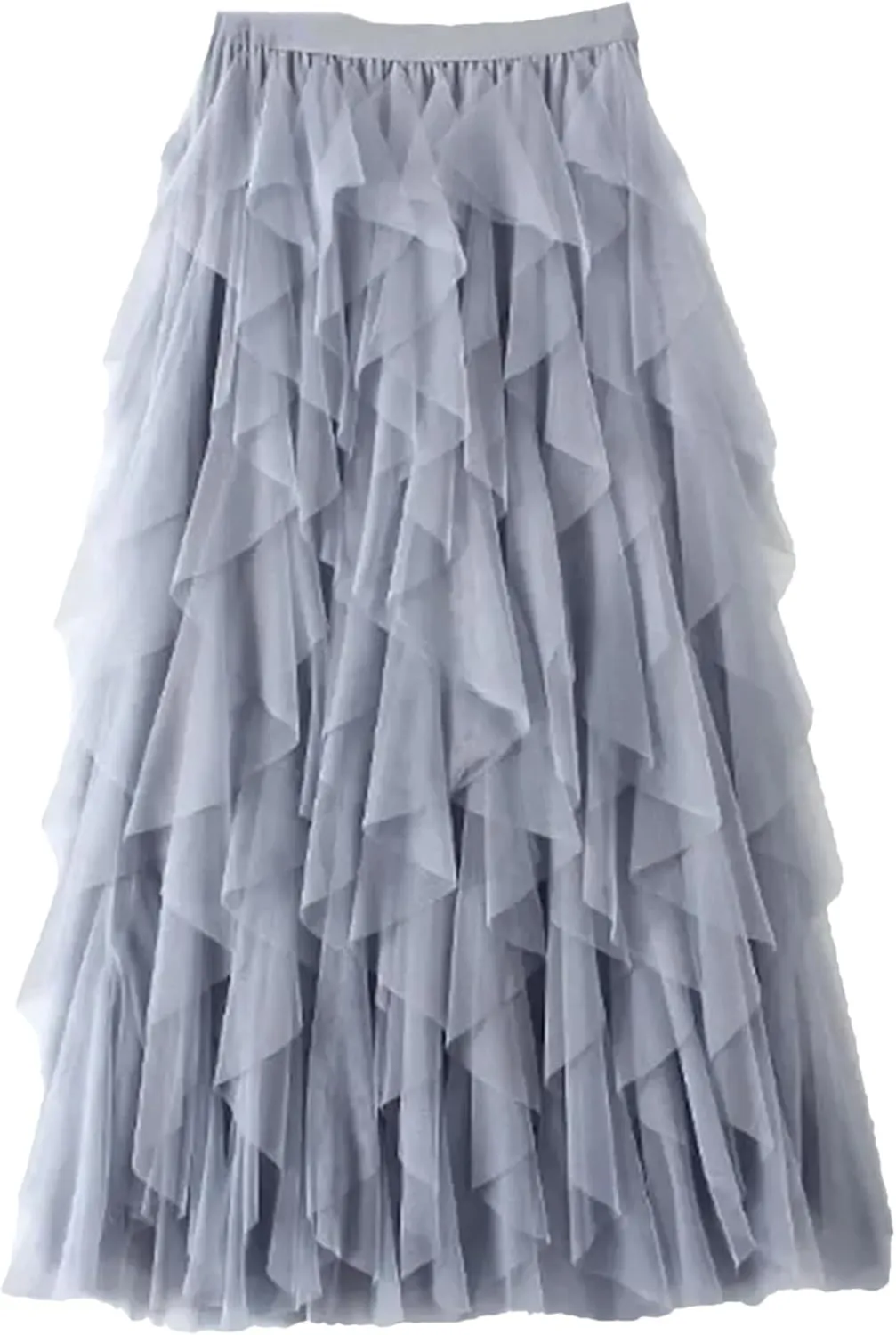Korean Style Fashion Long Skirt Spring A Line Skirt Vintage High Waist Midi Maxi Skirt