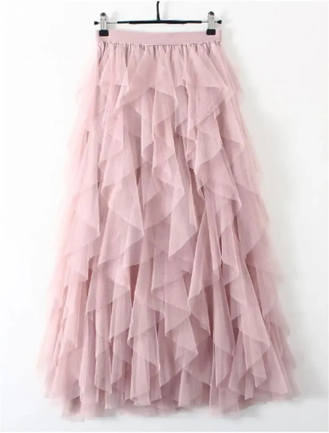Korean Style Fashion Long Skirt Spring A Line Skirt Vintage High Waist Midi Maxi Skirt