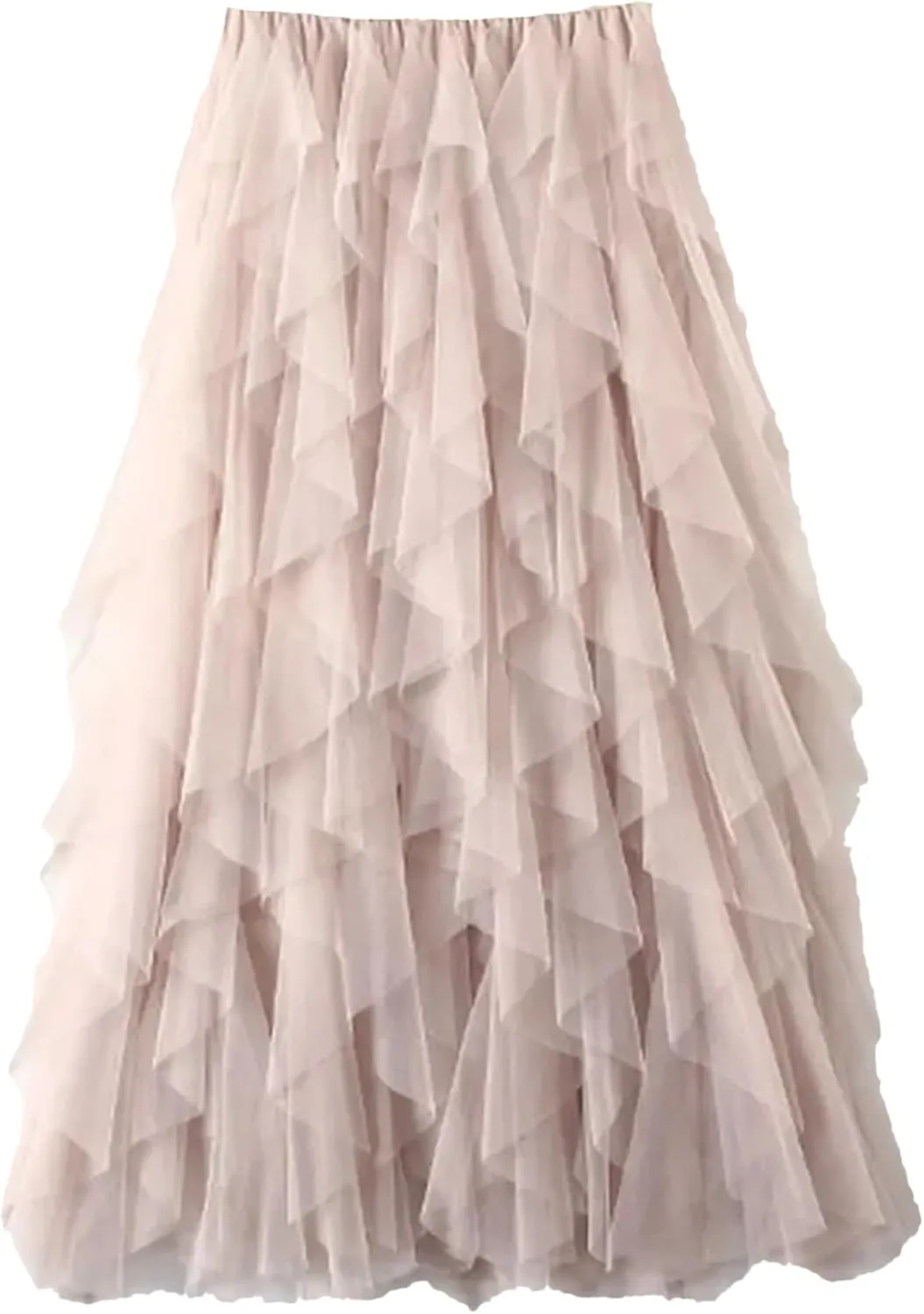 Korean Style Fashion Long Skirt Spring A Line Skirt Vintage High Waist Midi Maxi Skirt