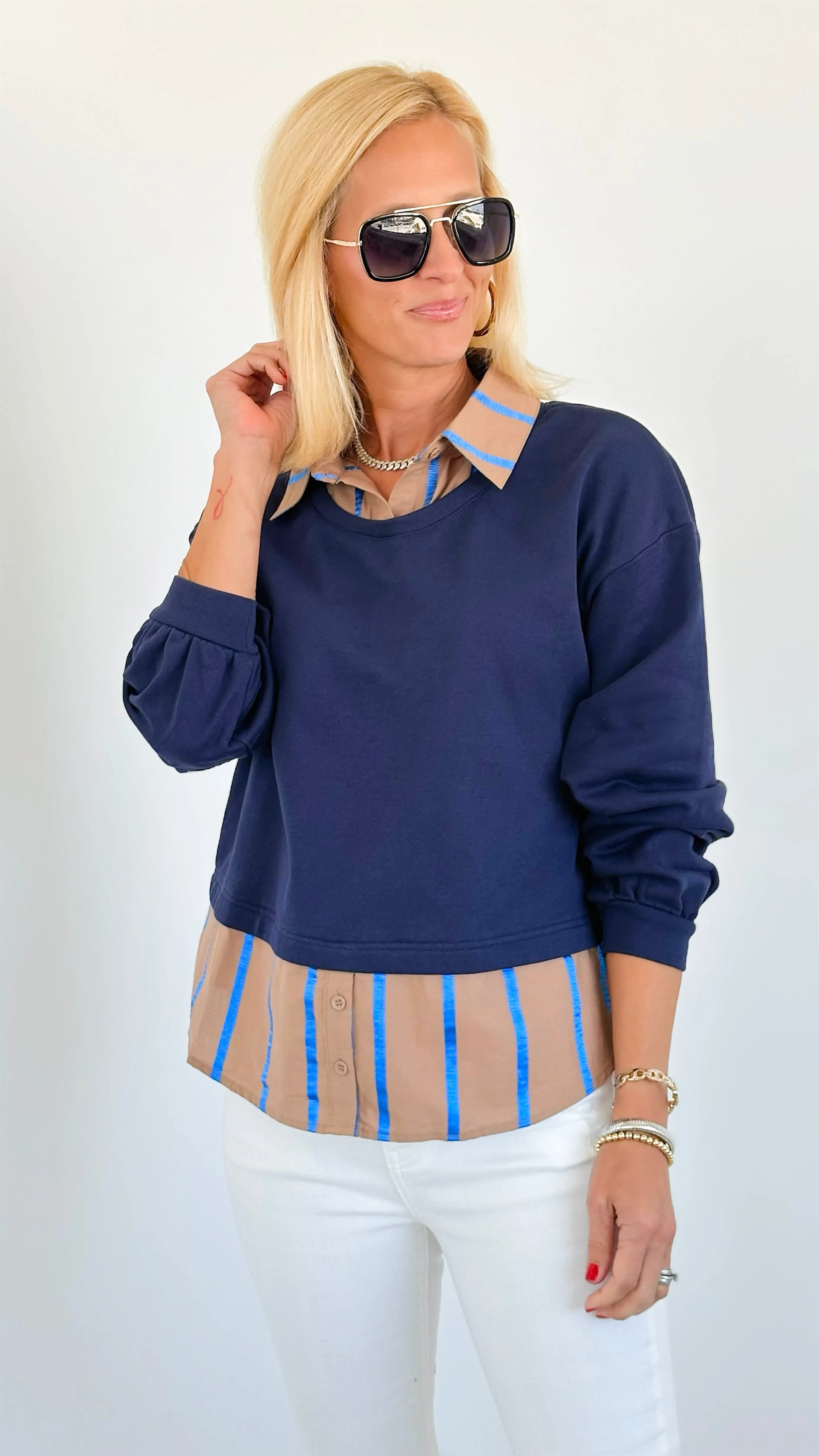 Optimized Seafaring Layered Two-Piece Top