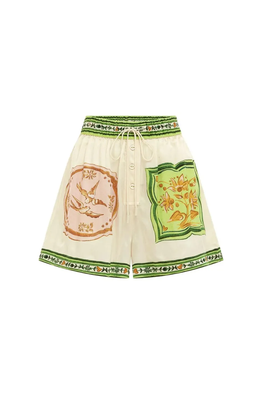 Porcelain Silk Short Cream