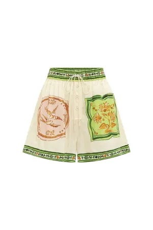 Porcelain Silk Short Cream