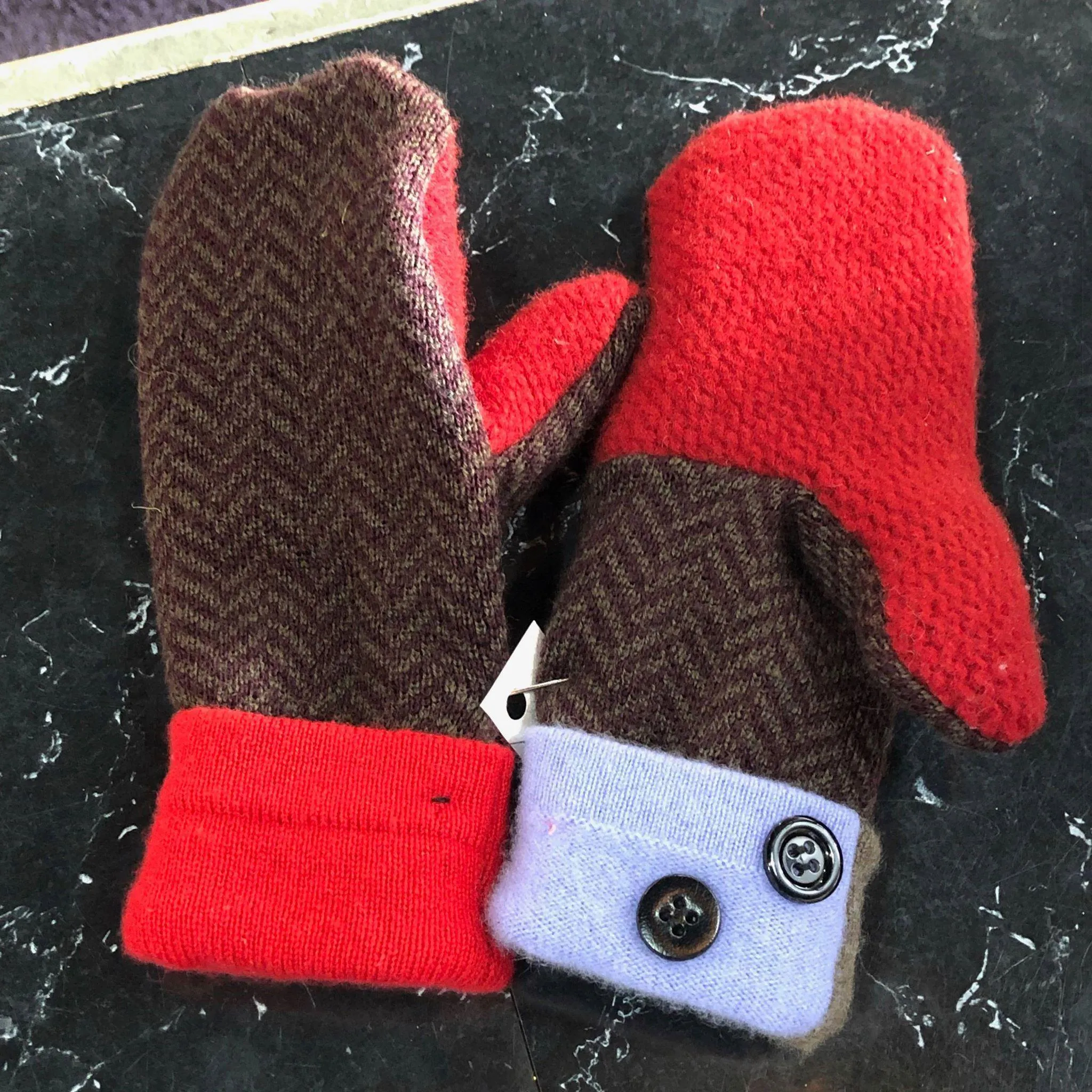 Cozy Handmade Re-Purposed Wool Mittens for Ultimate Warmth and Style