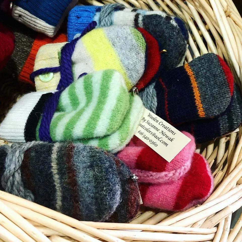Cozy Handmade Re-Purposed Wool Mittens for Ultimate Warmth and Style