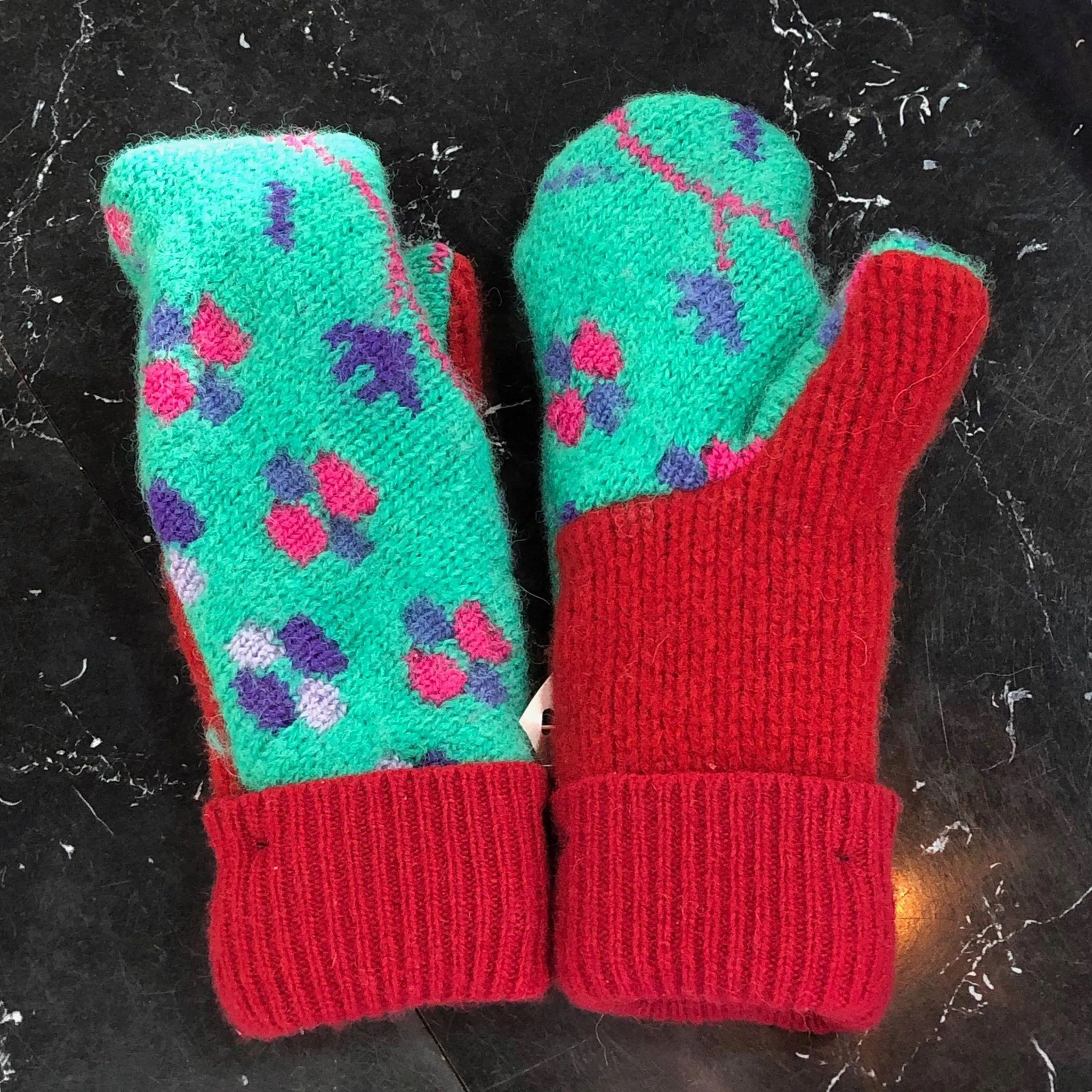 Cozy Handmade Re-Purposed Wool Mittens for Ultimate Warmth and Style