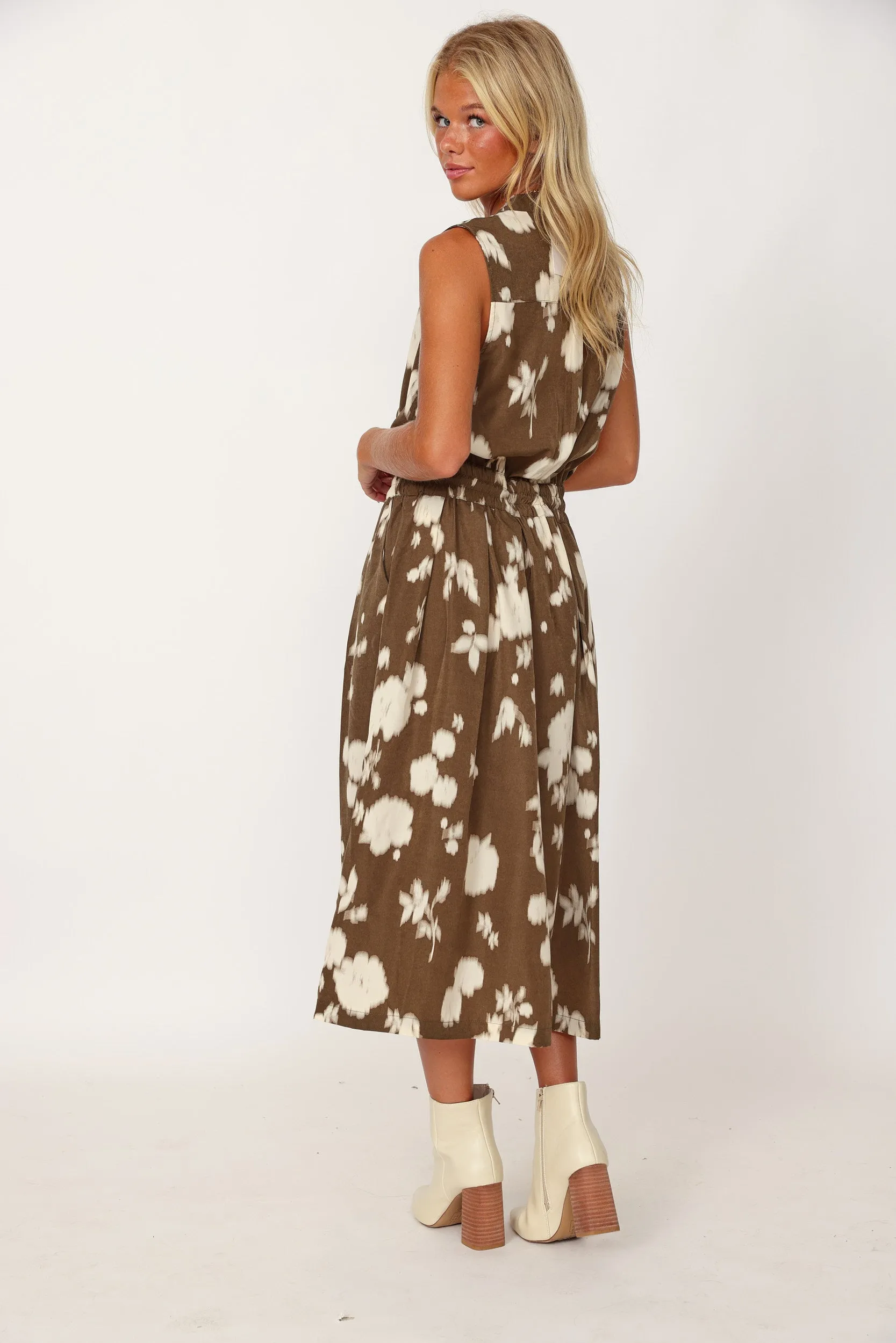 SALE - Rudy Printed TIe Waist Dress
