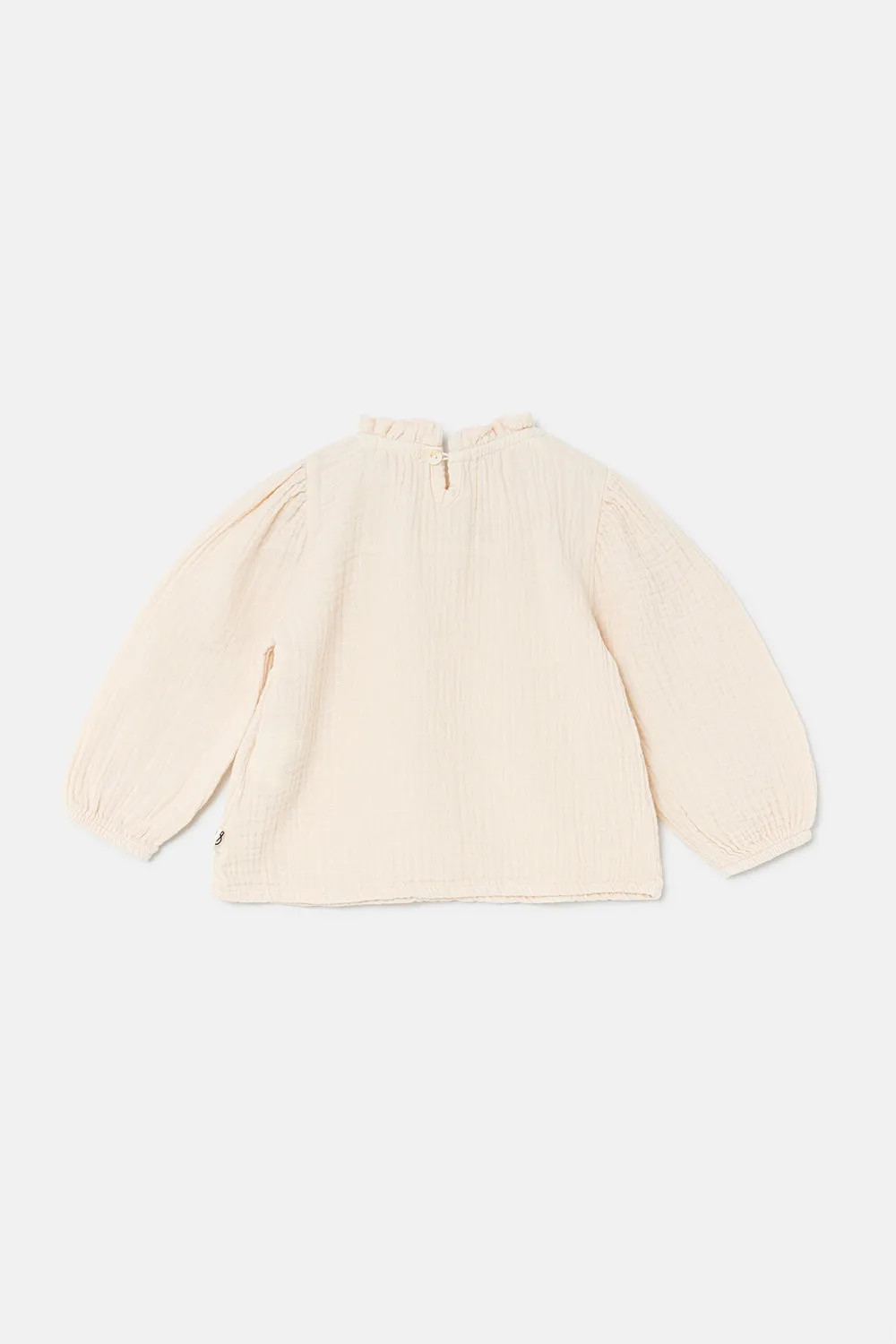 Soft gauze baby blouse