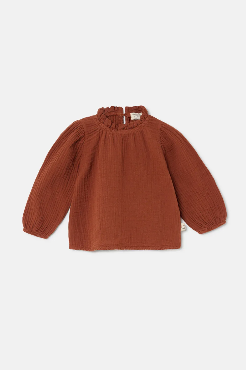 Soft gauze baby blouse