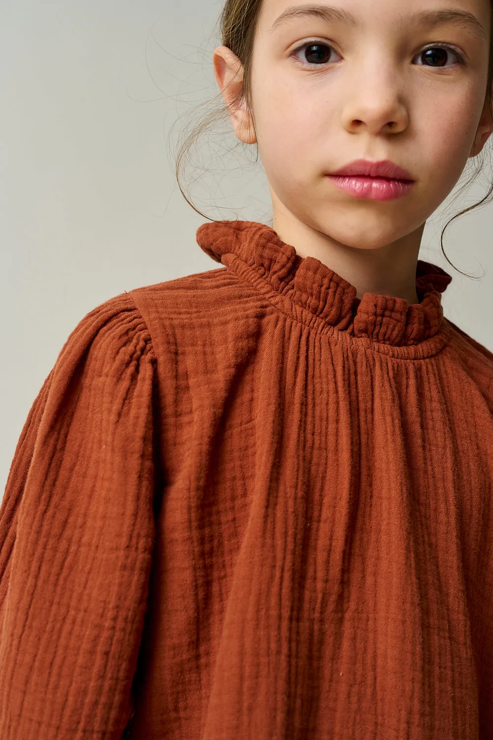 Soft gauze blouse