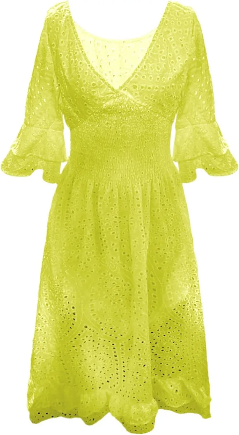Summer Dress for Women Short Sleeve Plus Size Midi Dress Y2K A Line Dress Elegant Dress Comfy Formal Ball Gown Dress