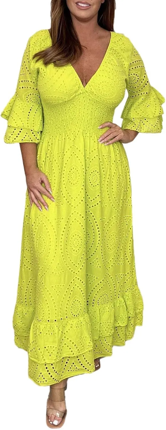 Summer Dress for Women Short Sleeve Plus Size Midi Dress Y2K A Line Dress Elegant Dress Comfy Formal Ball Gown Dress