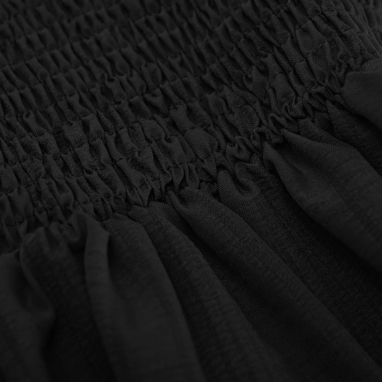 Teen Girls Dress Summer Flutter Sleeve Swing Dresses Summer Smocked Ruffle Mini Skirts Solid Color Tiered Sundress