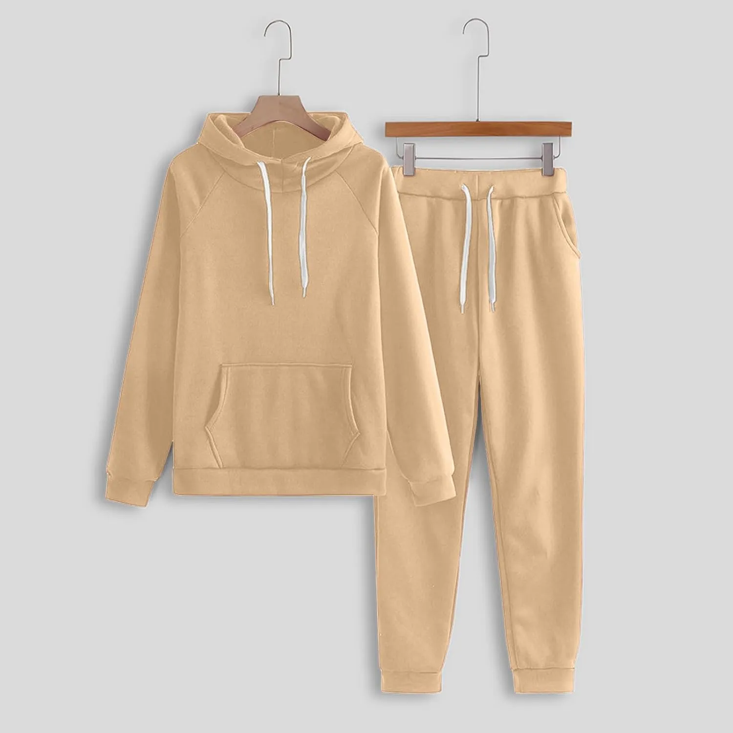 Women's 2 Piece Outfits Lounge Set Long Sleeve V Neck Comfy Clothes Sweatshirt with Jogger Pants 2