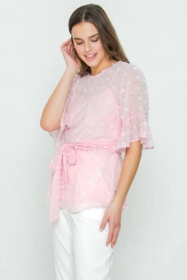 Women's A Pom-pom Top