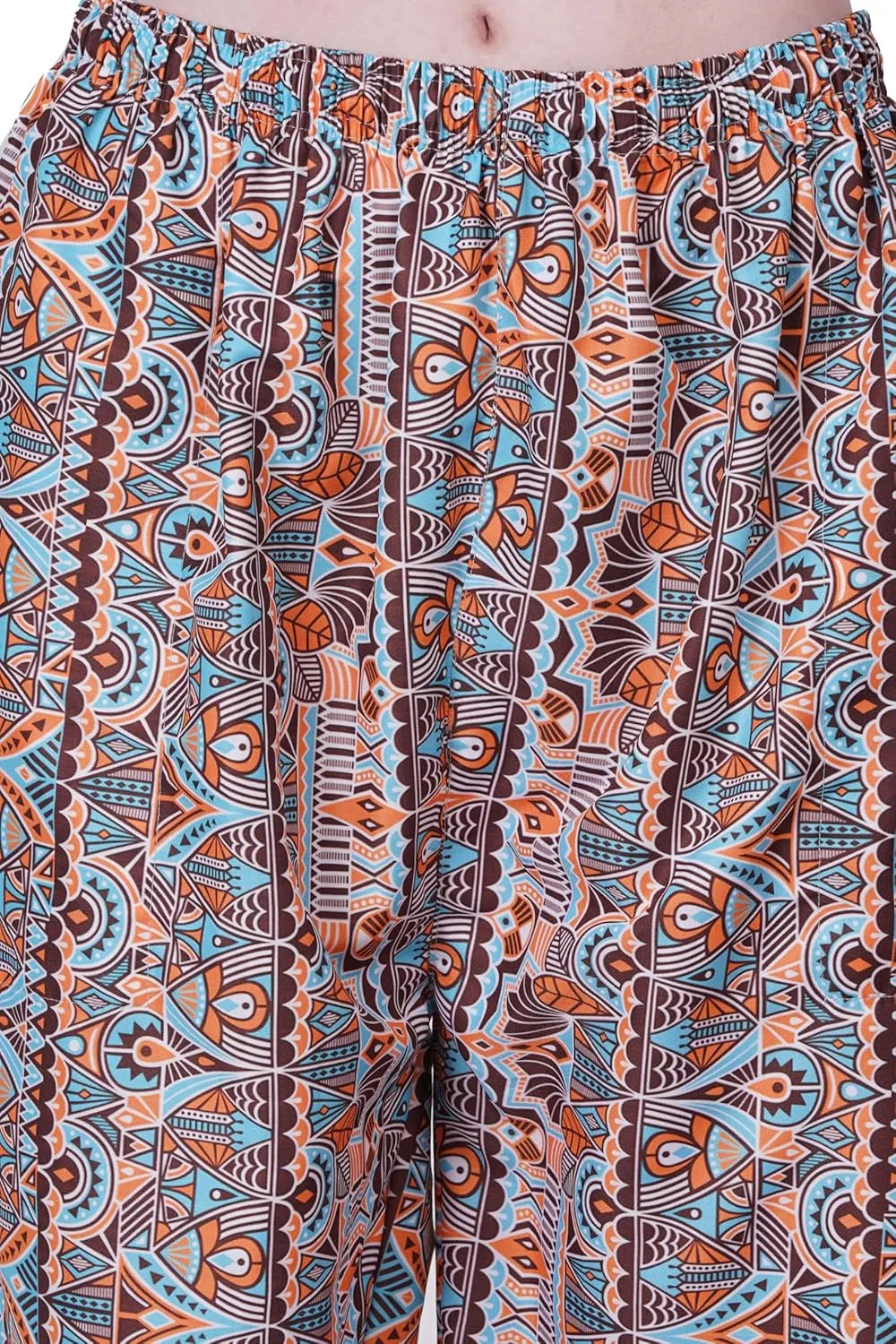 Women's Harem Pants | Flowy Hippie Clothes | Comfy Bohemian Elasticated Yoga Pants with 2 Side Pockets for Women